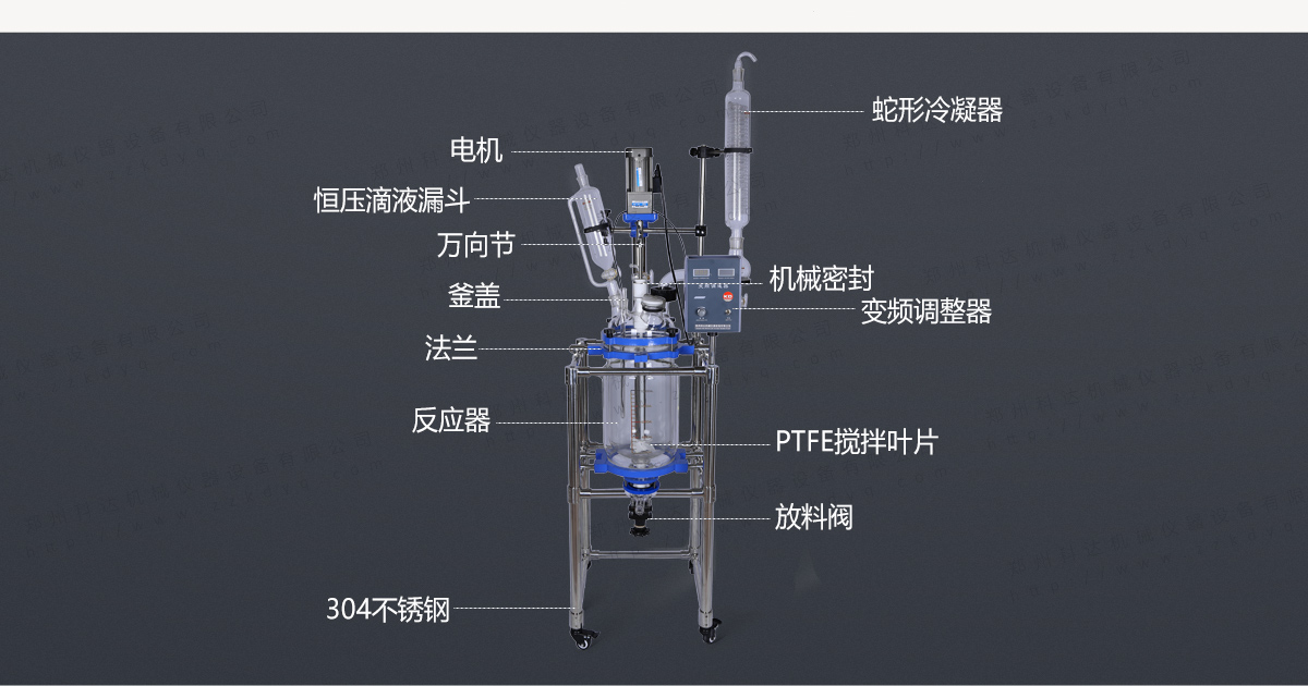 S-10L双层玻璃反应釜